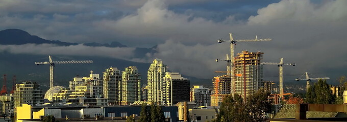 Construction in the city