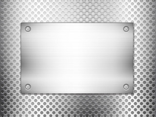 metal grid square plate