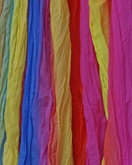 colorful fabrics background