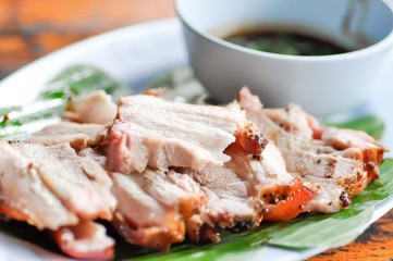 Grilled pork