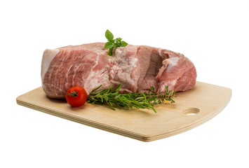 Raw pork meat