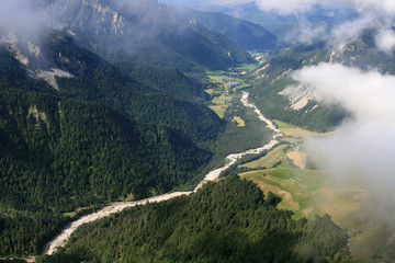 La haute vallée du Buëch, vu des pentes de la Tête du Lauzon © Alexis BORG
