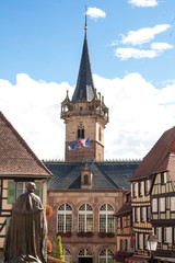 Beffroi d'Obernai en Alsace, Bas Rhin