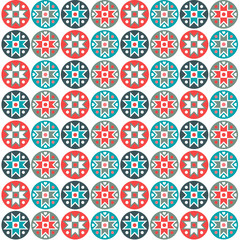 scandinavian geometric pattern