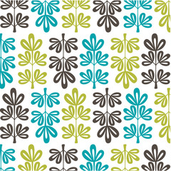 scandinavian floral pattern
