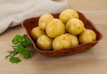 Raw potatoes