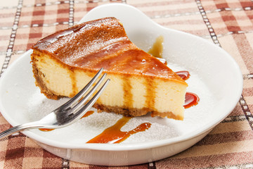 torta con caramello