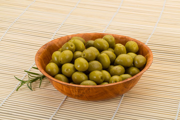 Green olives