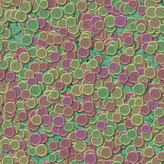 Sewing buttons with seamless generated marble texture background