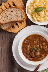 Goulash soup.
