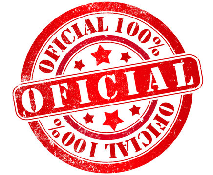 official 100% stamp