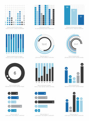 set of infographics elements