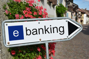 Fototapeta na wymiar E-banking