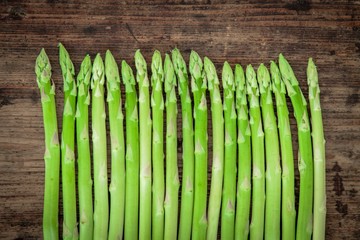 ripe organic asparagus