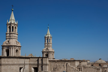 Fototapeta na wymiar Arequipa Cathedral
