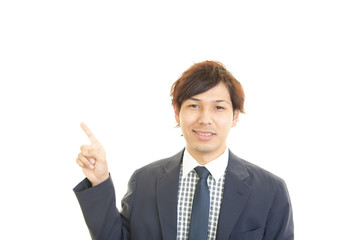 笑顔のビジネスマン