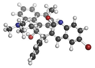 Bedaquiline tuberculosis drug. Diarylquinoline antibacterial.