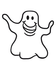 Grinsender glücklicher Geist