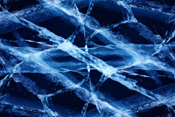 Baikal ice texture