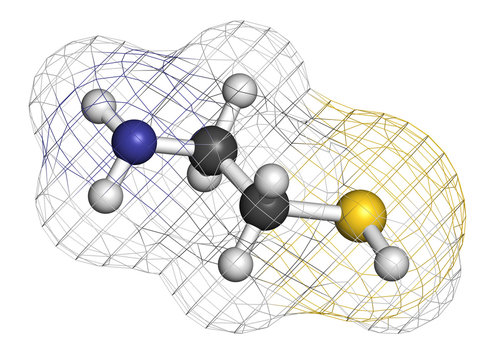 Cysteamine Huntington's disease drug molecule.
