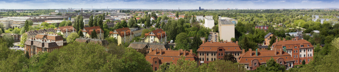 Fototapeta na wymiar Magdeburg - Panorama 08875