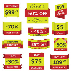 Stickers and banners