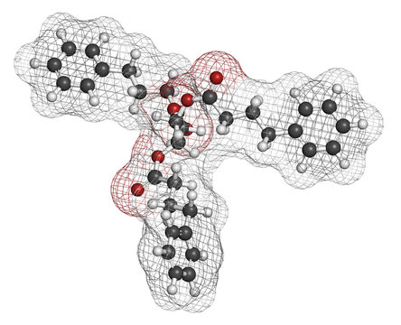 Glycerol phenylbutyrate urea cycle disorder drug molecule.