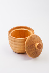 cup made from Hinoki wood