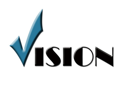Vision text logo