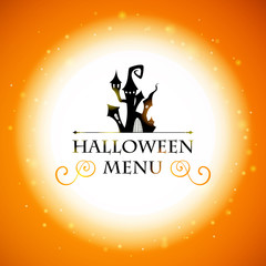 Vector Illustration of an Abstract Halloween Design