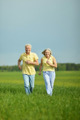 beautiful senior couple