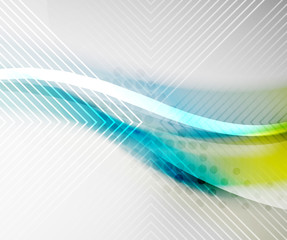 Blue business tech blur design