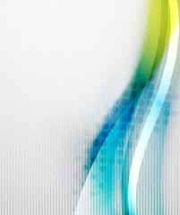 Blue business tech blur design