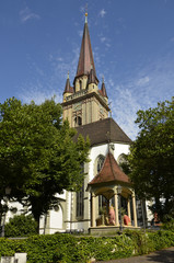 Fototapeta na wymiar Pfarrkirche Radolfzell