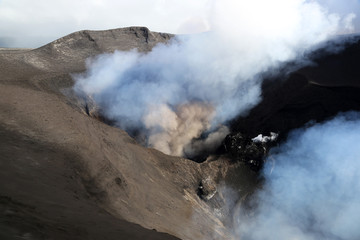 Volcano Yasur Eruption