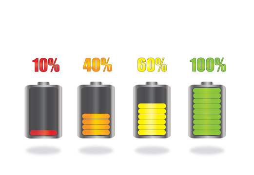 Battery Energy Indicator Icons