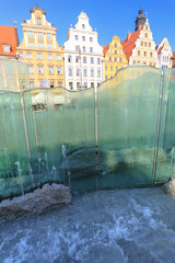 Obraz premium Wrocław | fountain