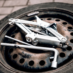 Changing tires