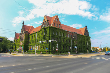 Naklejka premium Wrocław - budynek miejski