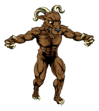 Ram monster mascot