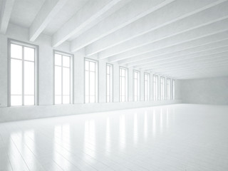 Obraz na płótnie Canvas White loft