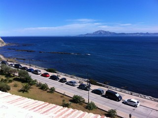 Anfahrt zum Fährhafen in Tarifa