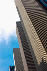 Skyscraper office buildings