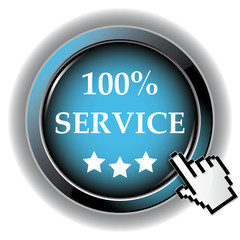 SERVICE 100%  ICON