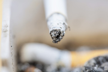 Burning cigarette