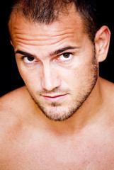 Obraz premium Handsome man shirtless