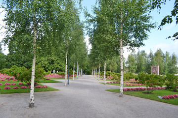Fototapeta na wymiar Square in Lappeenranta
