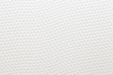 Close - up White pvc plastic pattern texture and background