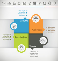 Fototapeta premium Infographic