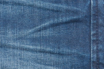 Naklejka premium Jeans texture with seam